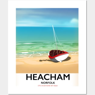 Heacham Norfolk travel poster Posters and Art